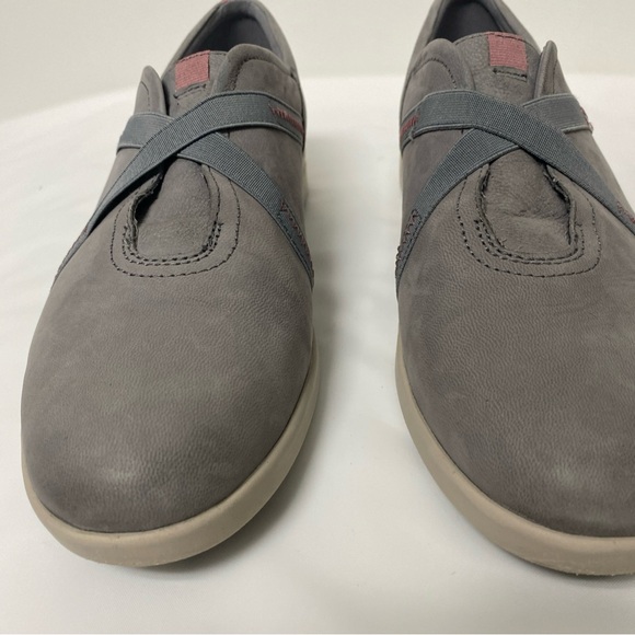 Clark’s Tamzen Step Loafers Grey Nubuck Women’s Gray Women's Slip-On Shoes SZ 12 - Picture 2 of 6